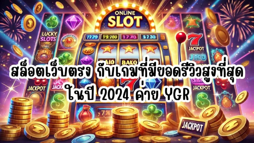 สล็อตเว็บตรง กับเกมที่มียอดรีวิวสูงที่สุดในปี 2024 ค่าย YGR