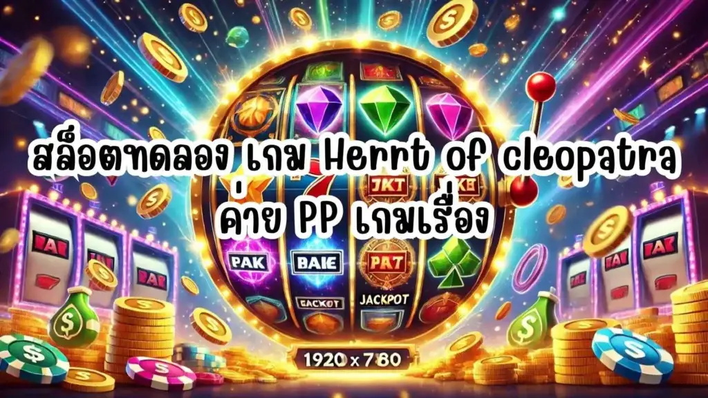 สล็อตทดลอง เกม Herrt of cleopatra ค่าย PP เกม