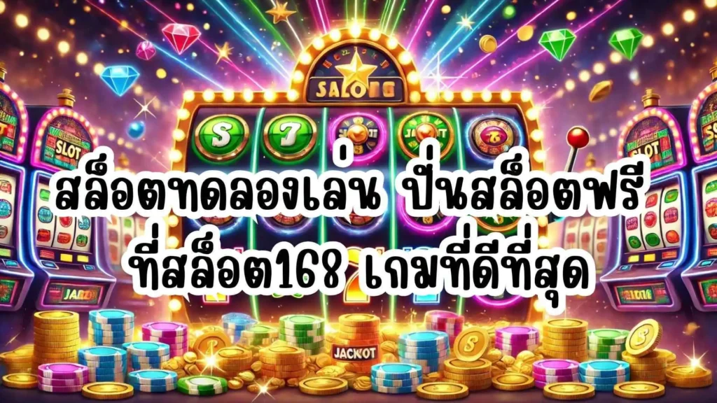 สล็อตทดลองเล่น ปั่นสล็อตฟรี ที่สล็อต168 เกมที่ดีที่สุด