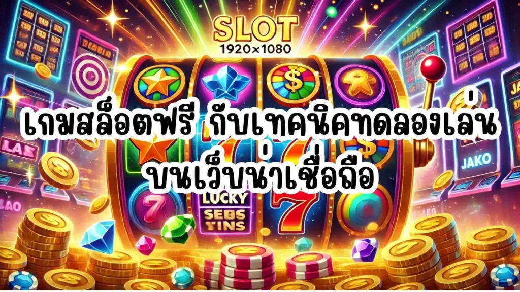 เกมสล็อตฟรี กับเทคนิคทดลองเล่นบนเว็บน่าเชื่อถือ