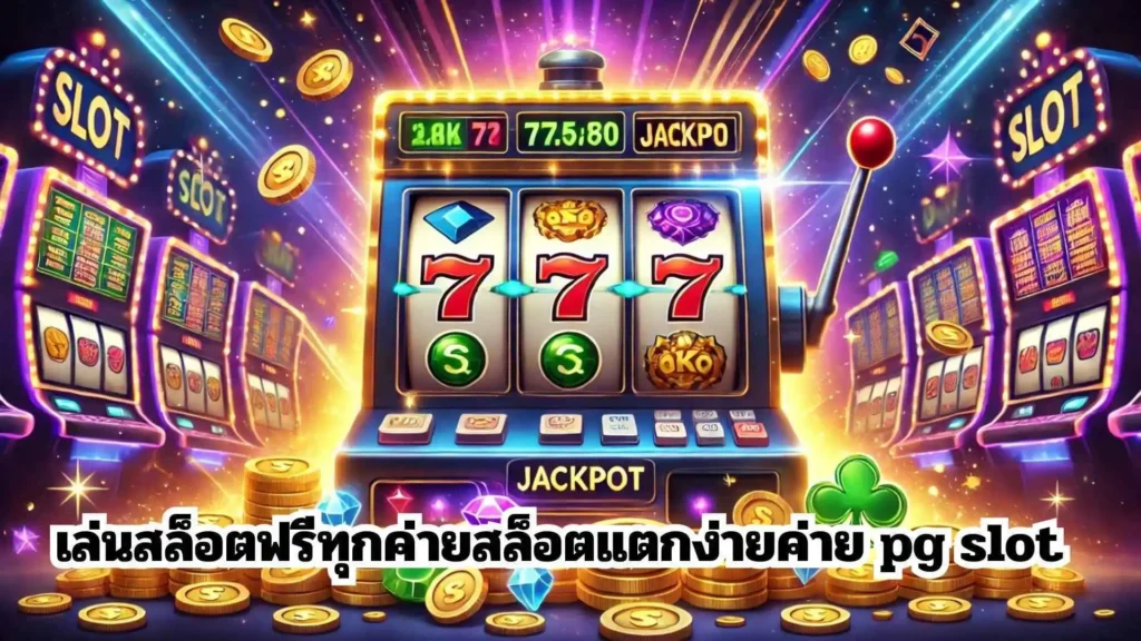 เล่นสล็อตฟรีทุกค่ายสล็อตแตกง่ายค่าย pg slot