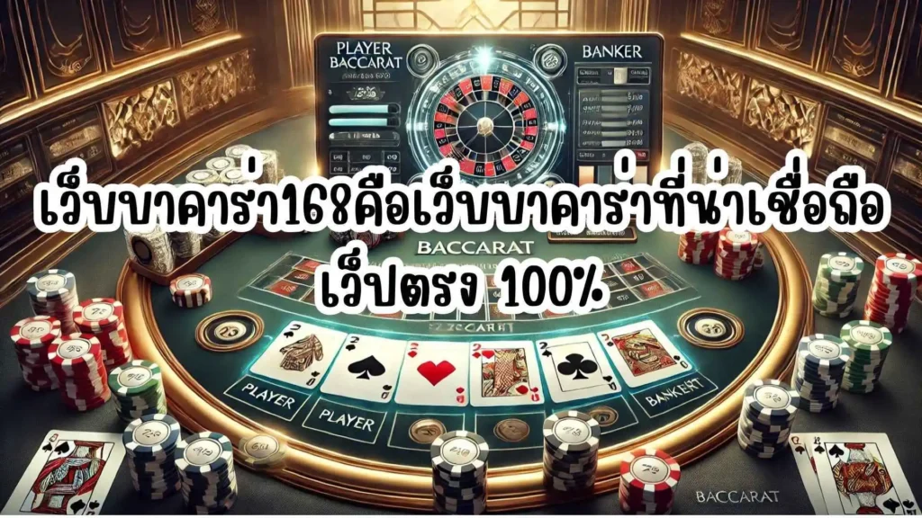 เว็บบาคาร่า168คือเว็บบาคาร่าที่น่าเชื่อถือ เว็ปตรง 100%