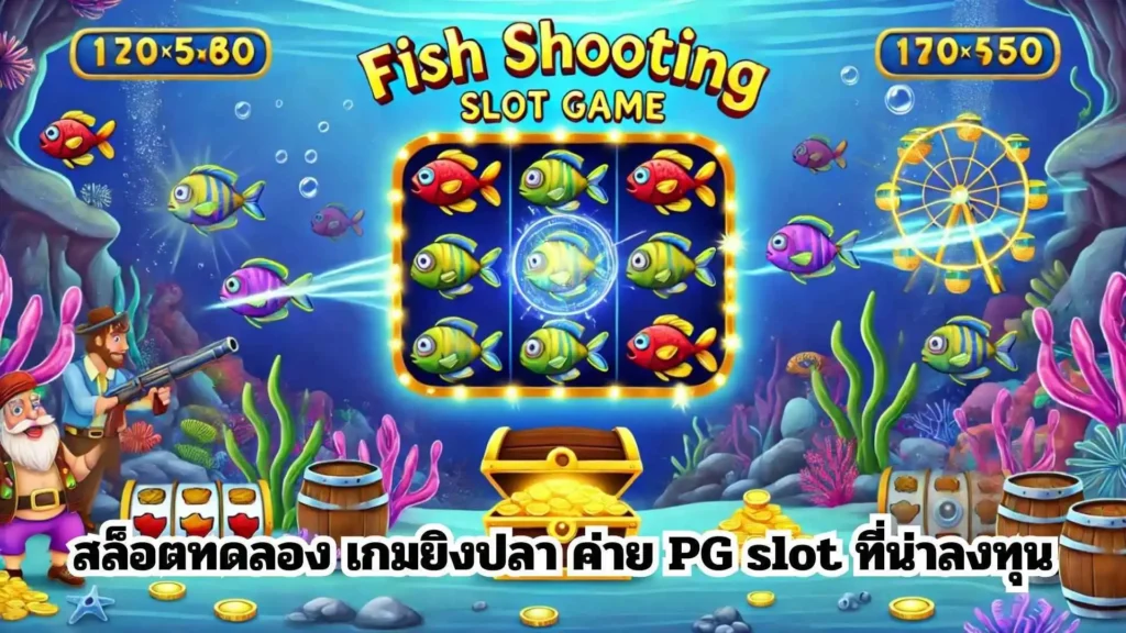 สล็อตทดลอง เกมยิงปลา ค่าย PG slot ที่น่าลงทุน